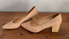 Brian Atwood Karina Beige Suede Pumps Size 8-1/2