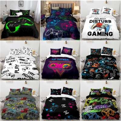 Game Playstation Duvet Cover Bedding Set Gamer Pillowcases Single Double King 3D