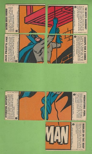 1966 Topps Batman Blue Bat #3 — Raw