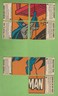 #D326.  SCANLENS 1966 BATMAN BLUE BAT CARDS - BAT BACK #3, 6