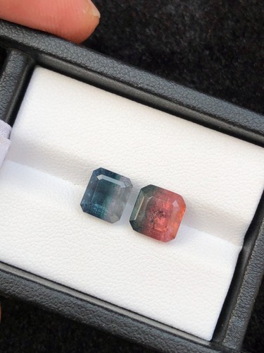 6.70-Cts Rare Combination Of Blue & Pink Color Tourmaline From Afghanistan - Picture 6 of 6