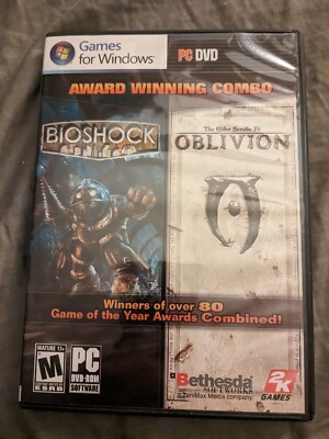BioShock/The Elder Scrolls IV: Oblivion (PC, 2009) Complete