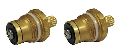 Gerber Cold - Hot Stem and Bonnet Assembly Brass 98-689 / 98-688 (2 Pack)