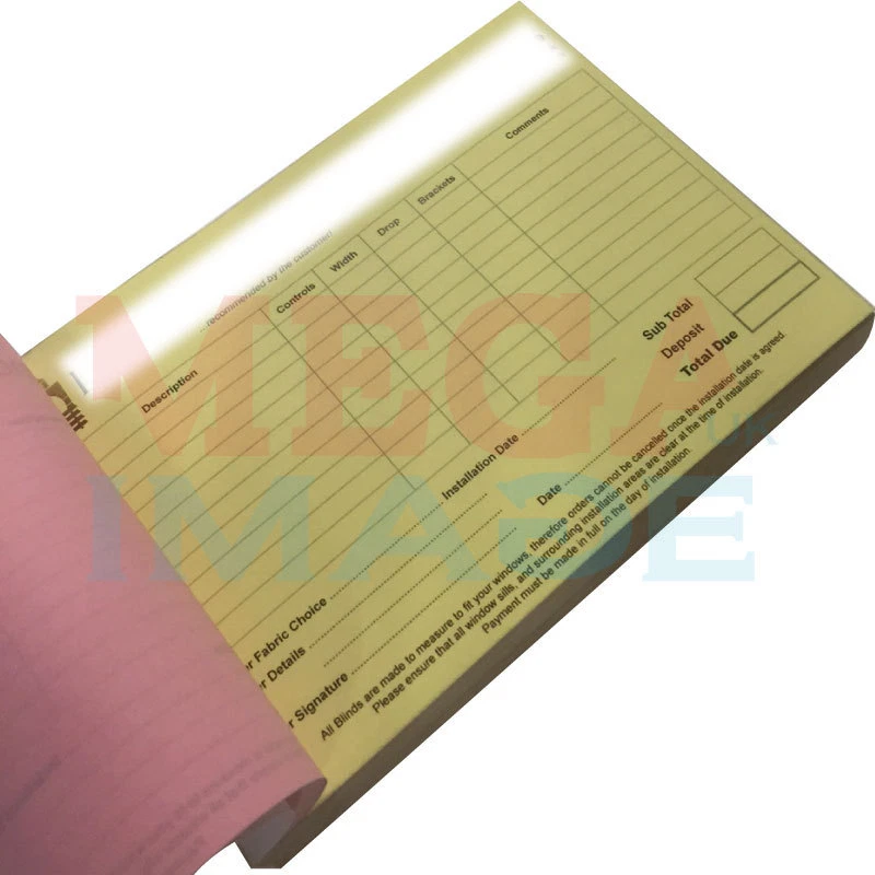 PERSONALISED A4 INVOICE BOOK DUPLICATE NCR PADS RECEIPT ORDER ESTIMATE BOOKS - Image 4 of 4