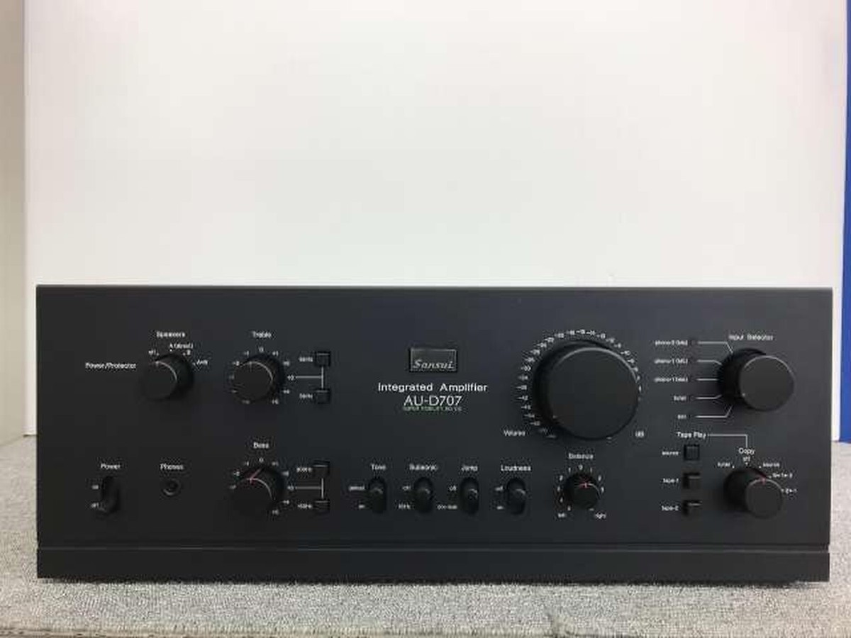 SANSUI AU-D707 Integrated Amplifier AC100V Working Properly