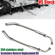 Left & Right Ice Scratchers For Polaris/ Ski-Doo/ Arctic Cat/ Yamaha Snowmobiles