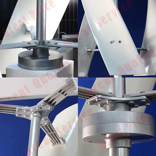 3KW 24V Vertikale Windkraftanlage Windturbine Generator Windrad Windkraftanlage - Bild 6 von 14