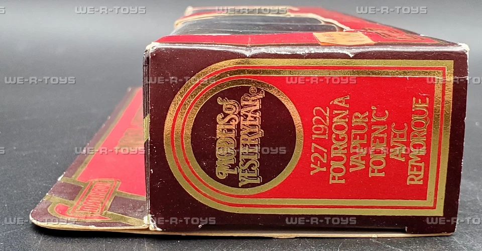 Matchbox Models of Yesteryear Y27 1922 Foden 'C' Type Steam Wagon & Trailer NRFP - Image 4 of 4