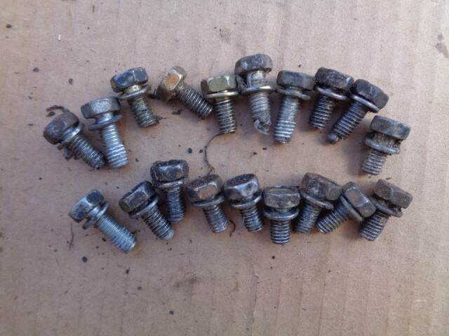 1990 NISSAN 300ZX NON-TURBO ENGINE MOTOR OIL PAN MOUNTING BOLTS