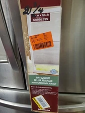 22" Snow Drift/Shadow White Cordless Day and Night Cellular Shade CUT TO 21 3/4"