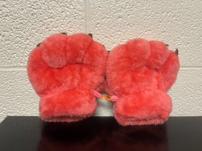 Pink Red Animal Gloves for Girls and Woman that can freely write