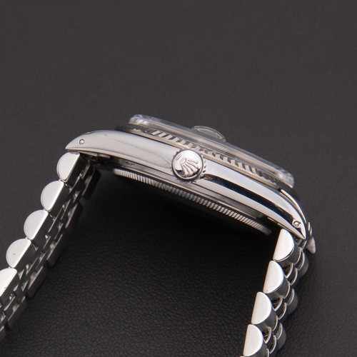 Rolex Datejust 16014 Fluted Bezel Jubilee Watch 36mm Silver Linen Dial - Bild 3 von 9