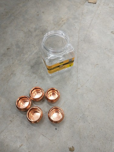 Viega ProPress - 1 Inch Press Copper Cap Fitting - 5 Pieces - #77455