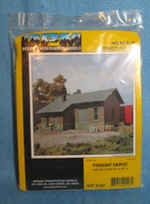 Design Preservation Models  #107 HO Train Freight Depot NIB