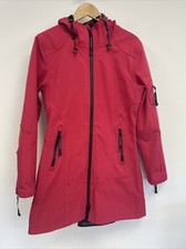 Ilse Jacobsen Hornbaek Coat Red Size 36 Uk 10