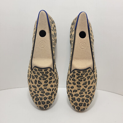 Rothy's The Loafer Spotted Cheetah Print Slip on Womens 6, 8.5, 9, 9.5, 10.5, 11