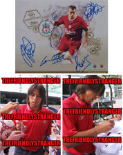 Liverpool FC 2004 Team signed 8x10 Photo MILAN BAROS, Sami Hyypia, +3 Proof COA Liverpool FC 2004 Team signed 8x10 Photo MILAN BAROS, Sami Hyypia, +3 Proof COA