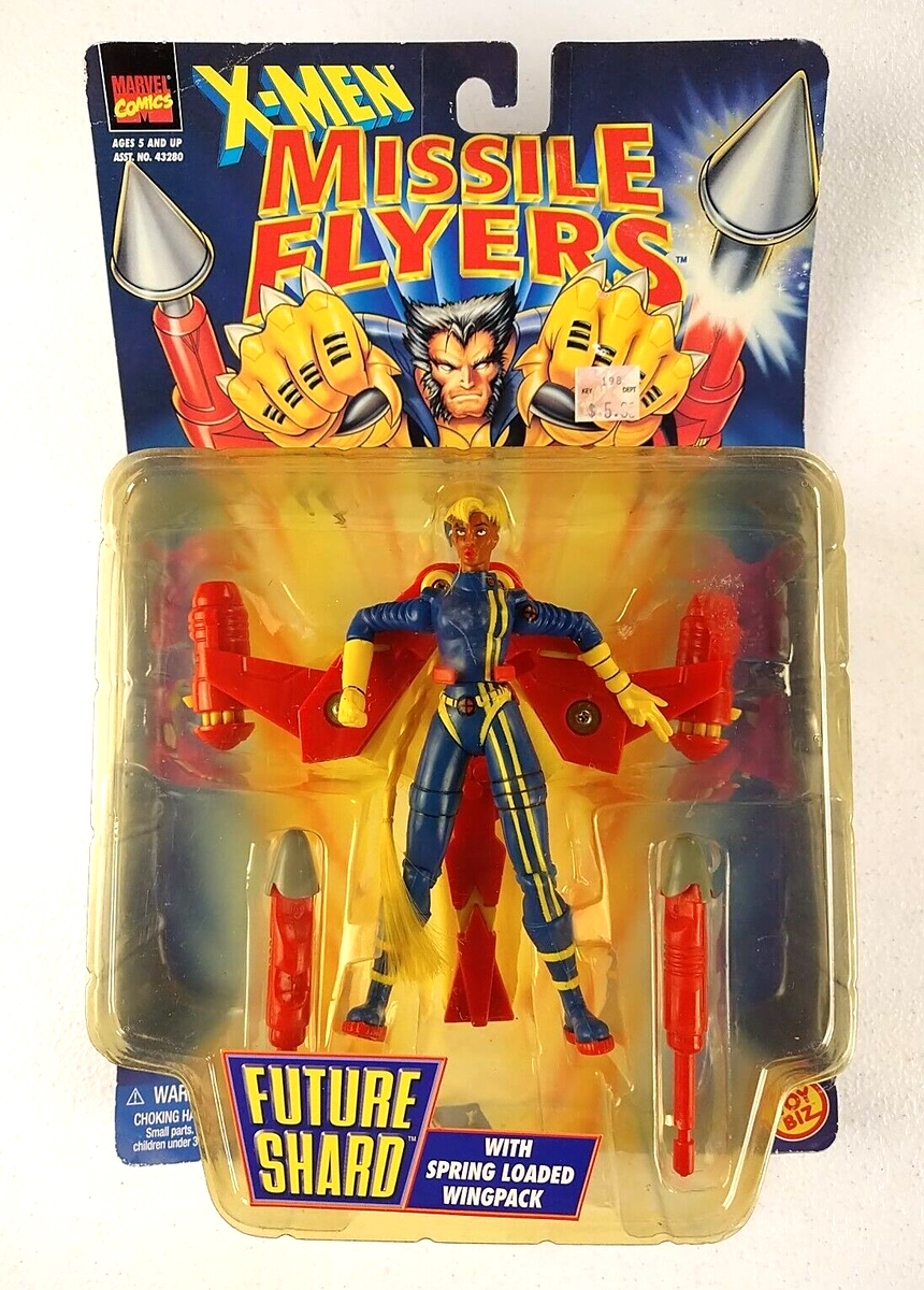 Vtg 1997 Marvel X-Men Missile Flyers Future Shard Figure w