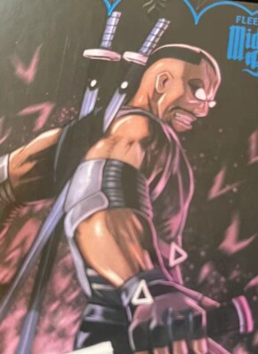 Blade 2023 Fleer Ultra Marvel Midnight Sons Blue 022/180 #10