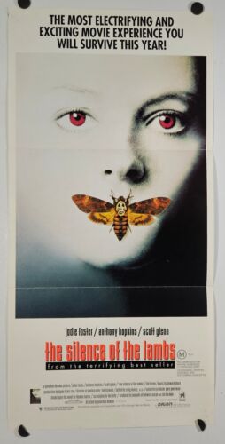 1990 affiche de film Daybill The Silence Of The Lambs - Photo 1/1