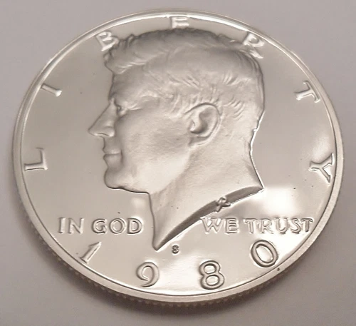 1980 S KENNEDY *PROOF* HALF DOLLAR  CULL **FREE SHIPPING**