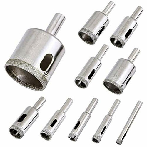 Diamond Drill Bits, 10 PCS Hollow Core 