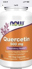 Now Foods Quercetin 500mg 100 Veg Capsules Fast Free Shipping