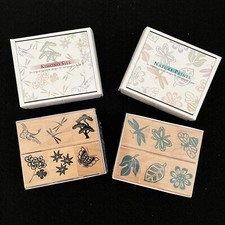HERO ARTS RUBBER STAMPS 2 Box's w/6 stamps each New 1x 1 1/4 x 1 1/4" 2001