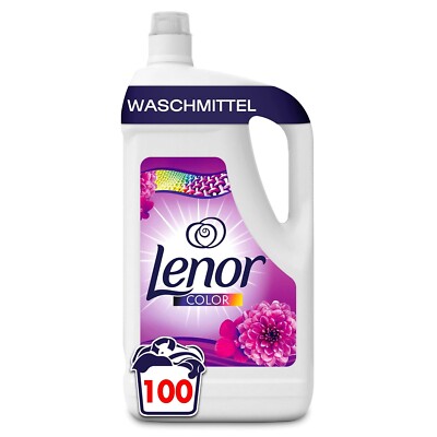 LENOR 5L Color Waschmittel flüssig Amethyst Blütentraum Duft 100 Waschladungen