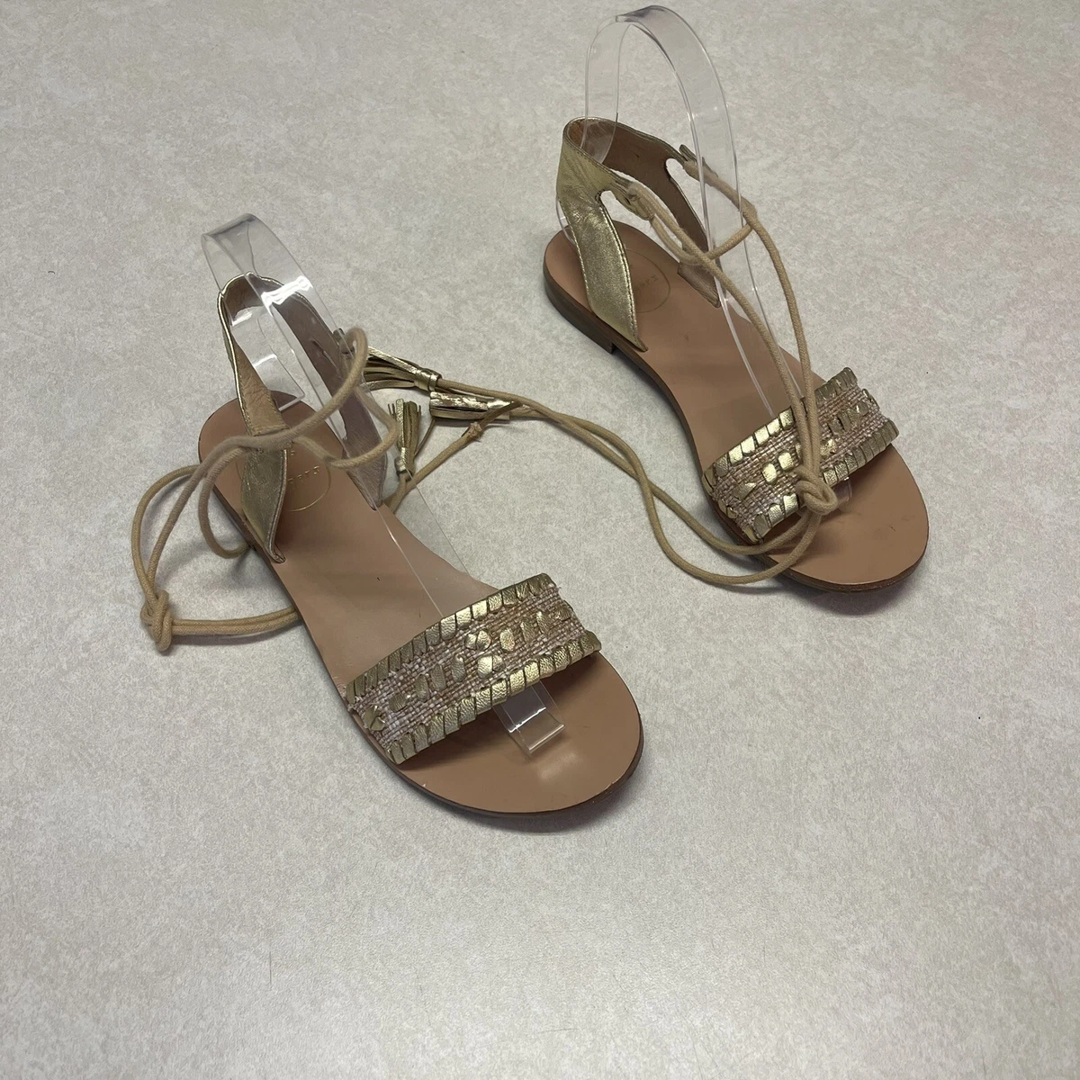 Jack rogers tate raffia sandal sale gold