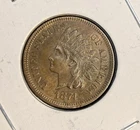 1874 Indian Head Cent, MS  60+, (17277)