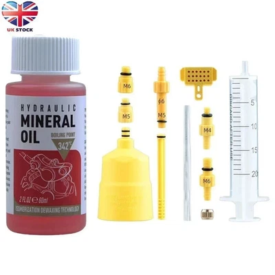Hydraulic Disc Mtb Bike Brake Bleed Kit, Oil Mineral, For Shimano Tektro Magura - Image 1 of 4