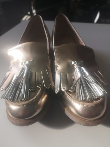 Clarks Narrative Shoes Size 5D Slip On Tassle Design - Picture 12 of 13