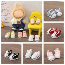 Only White Shoes for The Monsters Plush Doll 17cm Cotton Dolls Shoes Accessories