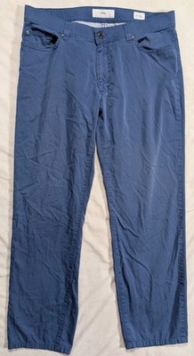 BRAX Casual Pants ULTRALIGHT Cadiz Straight Fit Cove Blue Men's 34x29