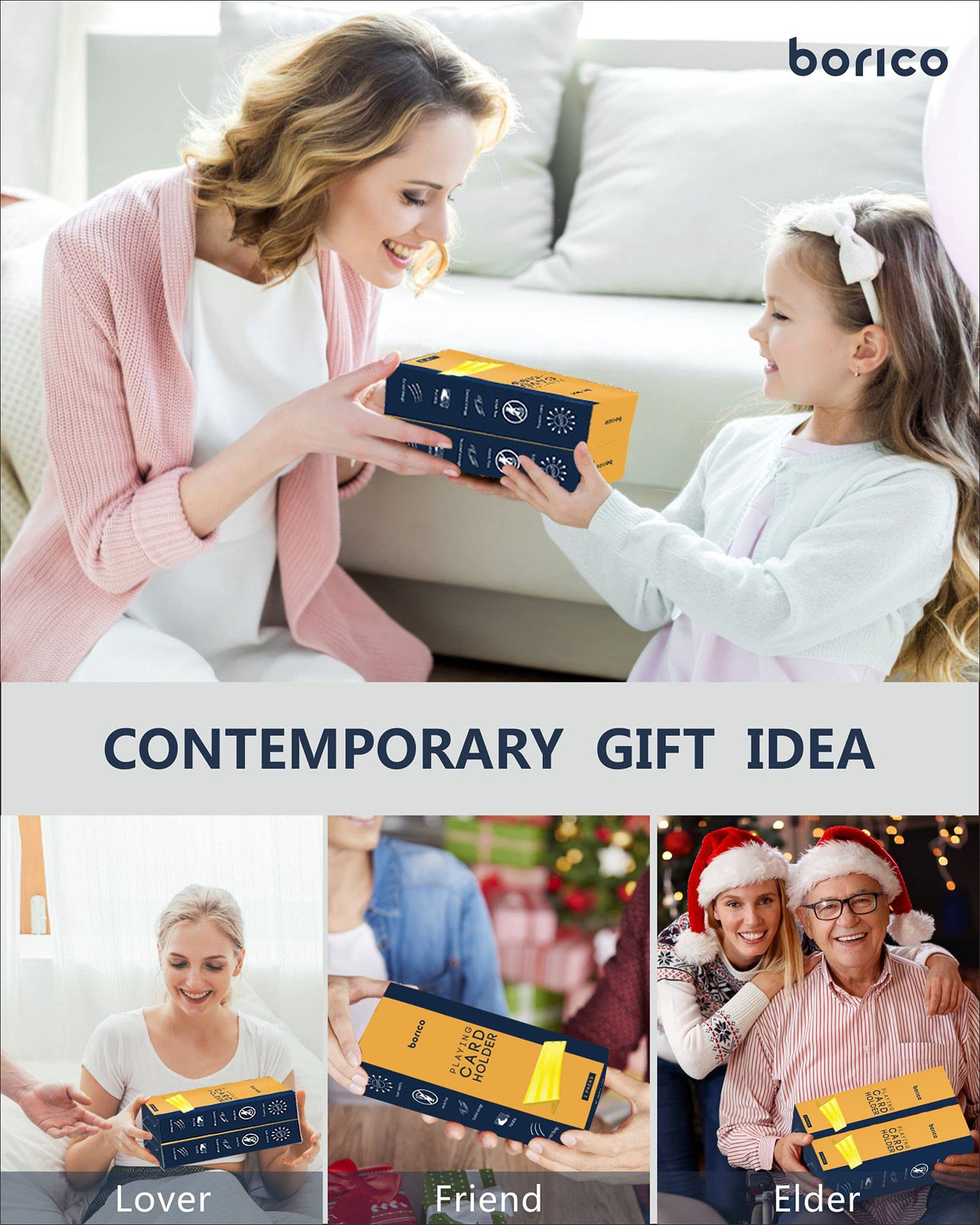 Card Holders for Playing Cards - 2 Pack Playing Card Holder for Kids and Adul...