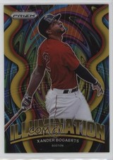2022 Panini Prizm Illumination Gold Prizm 1/10 Xander Bogaerts #IL-11 1gt6