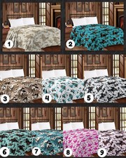 Cow Print Western Designs Thick Heavy Blanket Super Soft Warm Mia King free ship