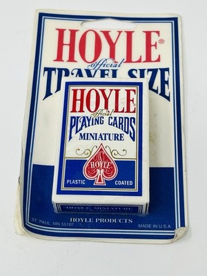 Hoyle Miniature Deck Playing Cards Travel Size New Factory Sealed Vintage Mini
