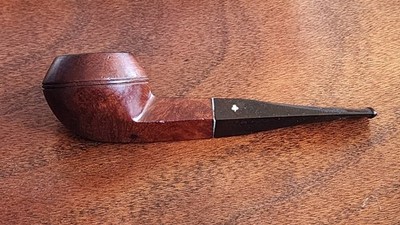 Vtg Kaywoodie Super Grain 98B Bulldog Briar Pipe White Clover Drinkless 1940s