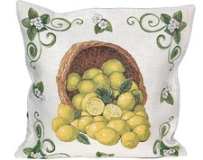 Kissenbezug Gobelin Kissenhülle 45 x 45 Kissen Hülle Mediterran Made in Germany