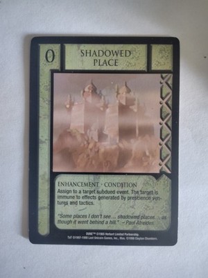  Dune CCG   THUNDER AT TWILIGHT   SHADOWED PLACE   