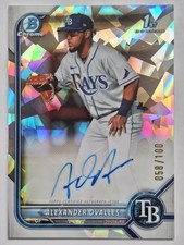 2022 Bowman Chrome Alexander Ovalles Auto #CPA-AO Refractor 058/100 1st Bowman
