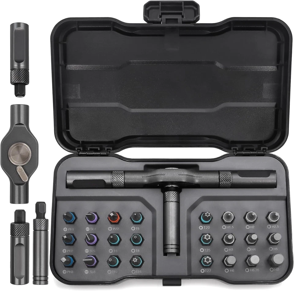 Multi-Functional 24 in 1 Screwdriver Set with Magnetic Bits for Precision Work - Image 3 of 4