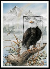 Maldives 1997 - Eagles Birds - Souvenir Stamp Sheet - Scott #2210 - MNH