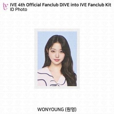 IVE 4th Official Fanclub DIVE into IVE Kit 1 of 2 Photocard KPOP