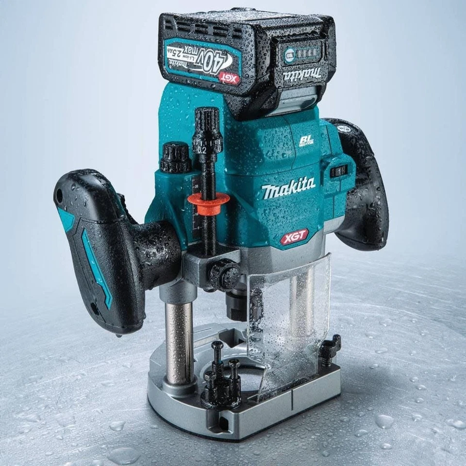Makita 40V Max Xgt Brushless Cordless 2-1/4 Hp Maximum Hp Plunge Router (Bare - Image 2 of 4