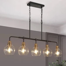 Vouni 5 - Light Modern Linear Kitchen Island Pendant