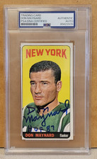 1965 Topps DON MAYNARD RC #121 PSA DNA AUTO HOF 87 NY JETS RARE Card SB III