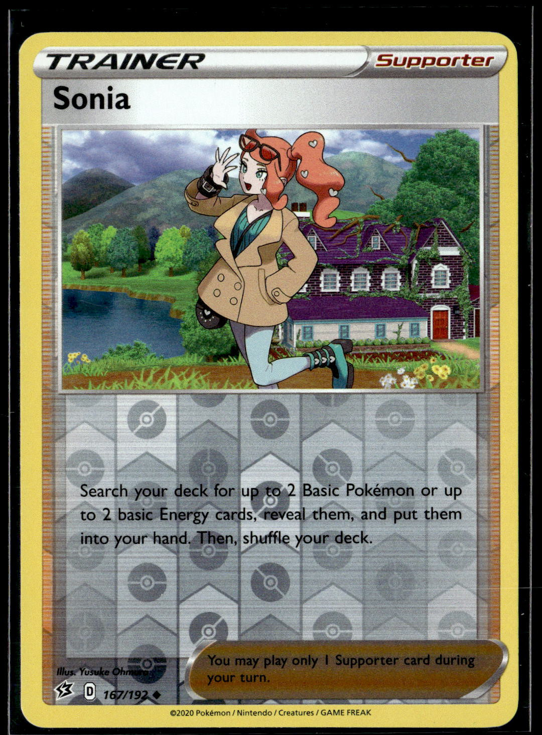 Sonia SWSH02: Rebel Clash #167/192 Pokemon TCG Reverse Holo | eBay